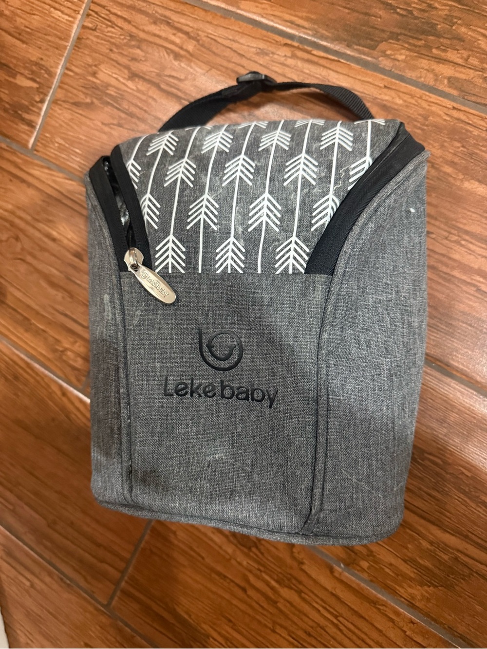 Gray Men's Travel Organizer Bag